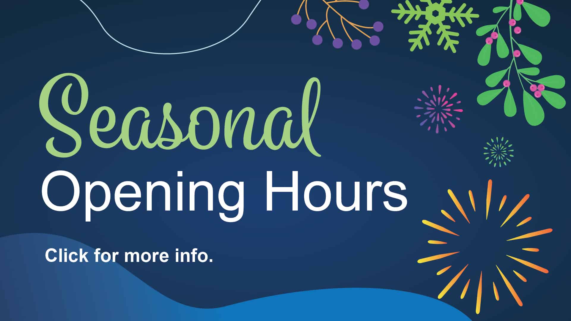 Festive Hours at Thamesgate