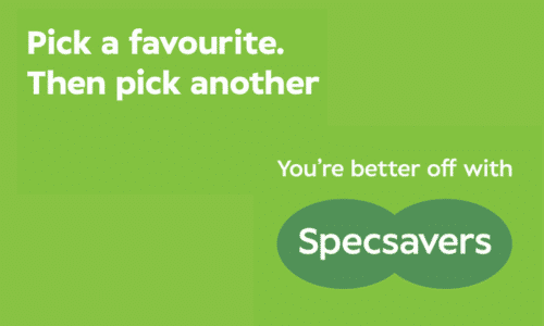 2for1 at Specsavers