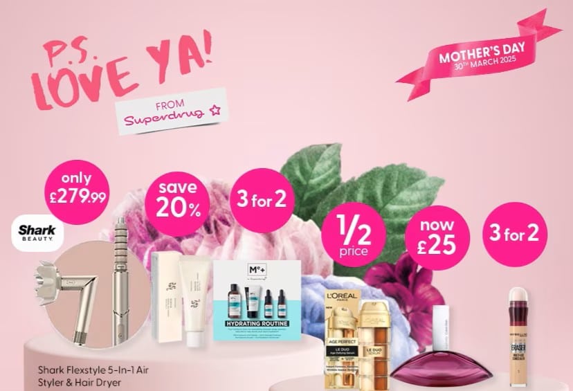 Treat Mum to Something Special from Superdrug This Mother’s Day!